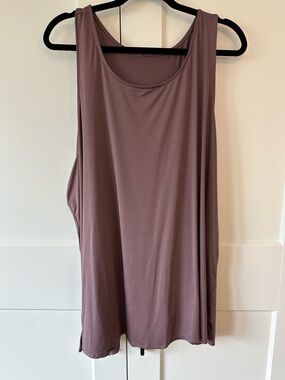 Cacique by Lane Bryant Mauve Sleeveless Racerback Sleep Tank, size 22/24